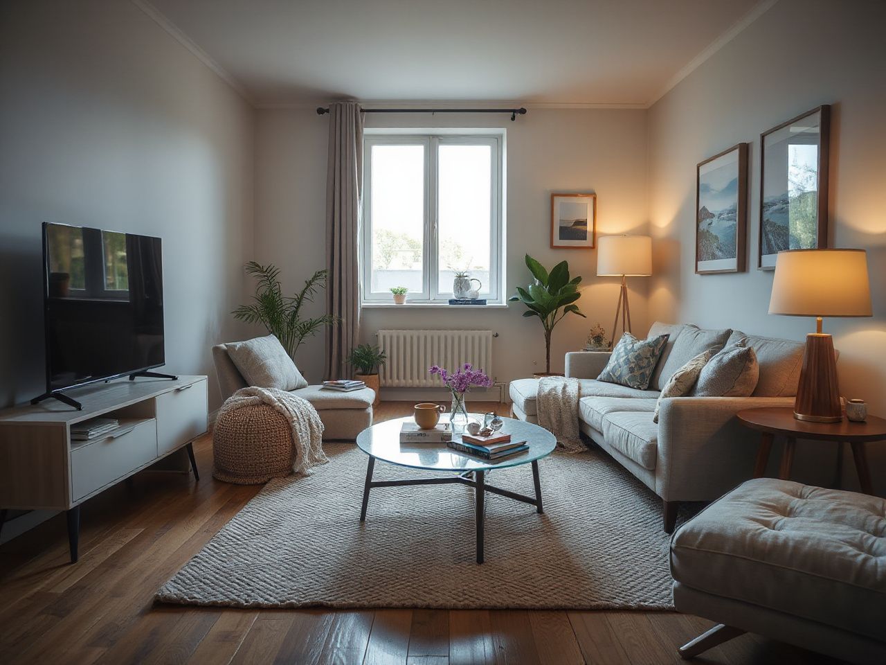 modern living room design ideas - detailed view