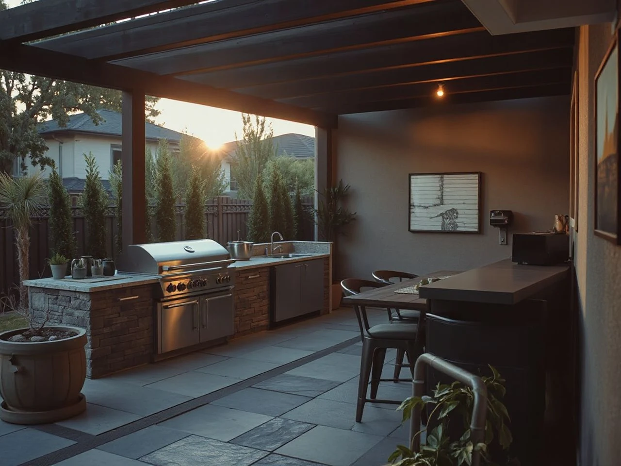 outdoor kitchen designs plans - step by step
