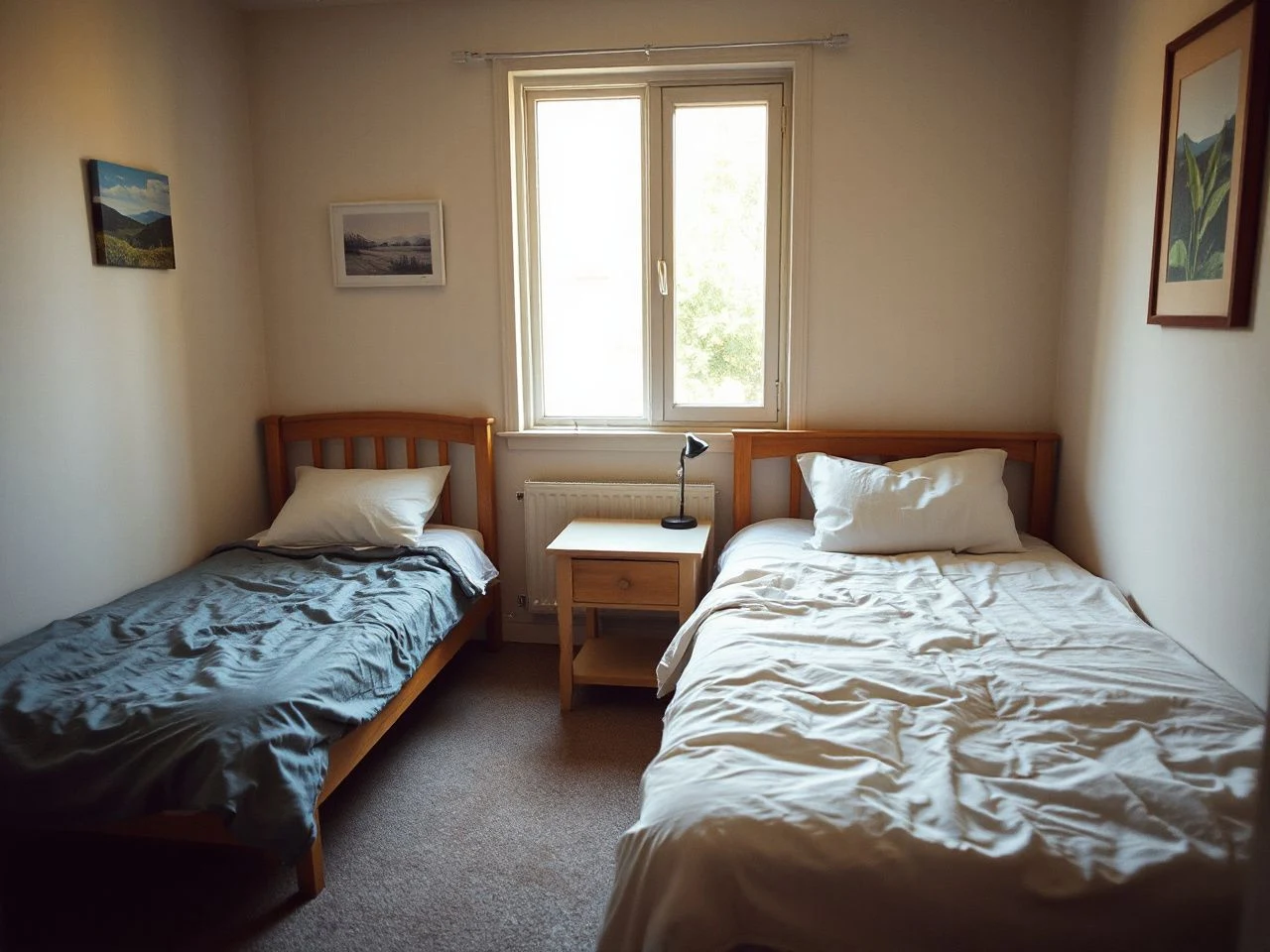 two full beds in one room - step by step