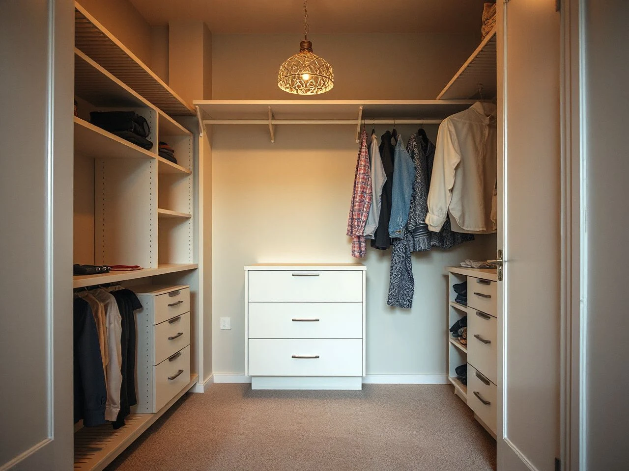 walk in closet dimensions - step by step