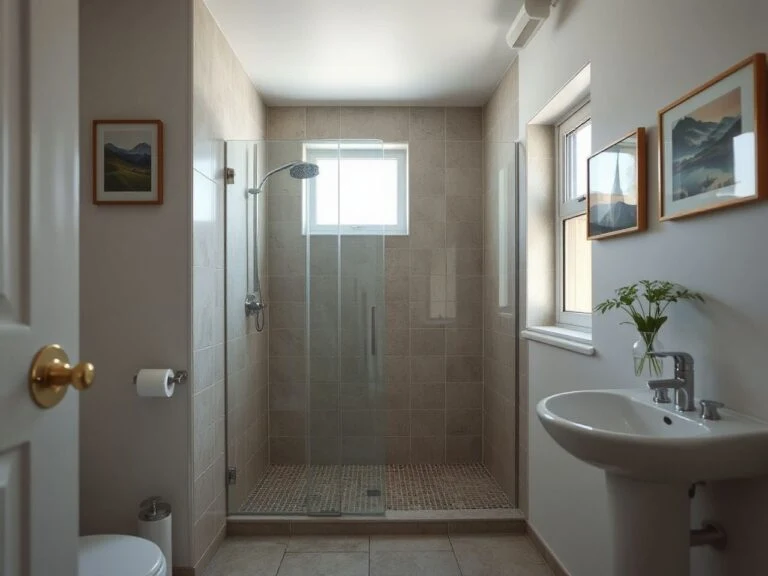 walk in shower dimensions